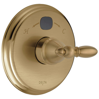Delta Champagne Bronze Finish Victorian 14 Series Temp2O Shower Faucet Valve Control Only COMPLETE ITEM includes Single Lever Handle and Valve with Stops D1888V