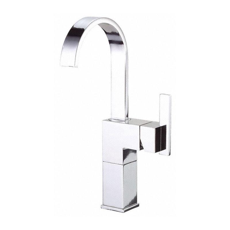 Danze Sirius Chrome Single Handle Vessel Sink Faucet w/ Grid Drain