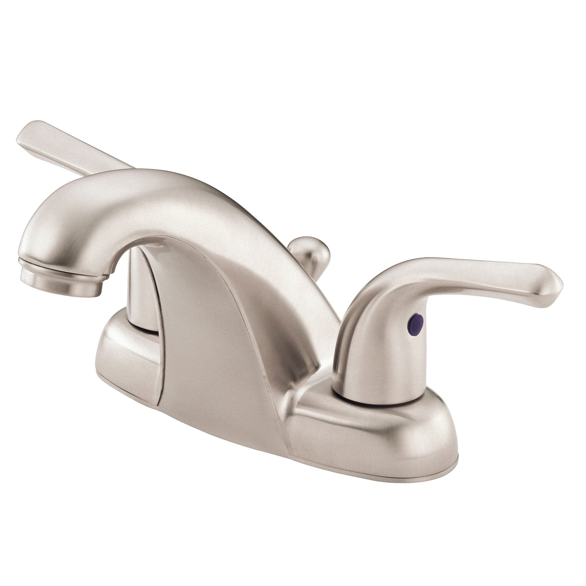 Danze Melrose Brushed Nickel Centerset Bathroom Sink Faucet with Pop-up Drain
