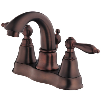 Danze Fairmont Oil Rubbed Bronze Two Handle Centerset Bathroom Faucet with Drain