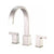 Danze Sirius Brushed Nickel Modern Widespread Roman Tub Filler Faucet INCLUDES Rough-in Valve