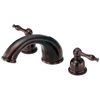Danze Sheridan Oil Rubbed Bronze 2 Handle Widespread Roman Tub Filler Faucet INCLUDES Rough-in Valve