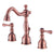 Danze Opulence Antique Copper Traditional Mini-Widespread Bathroom Sink Faucet