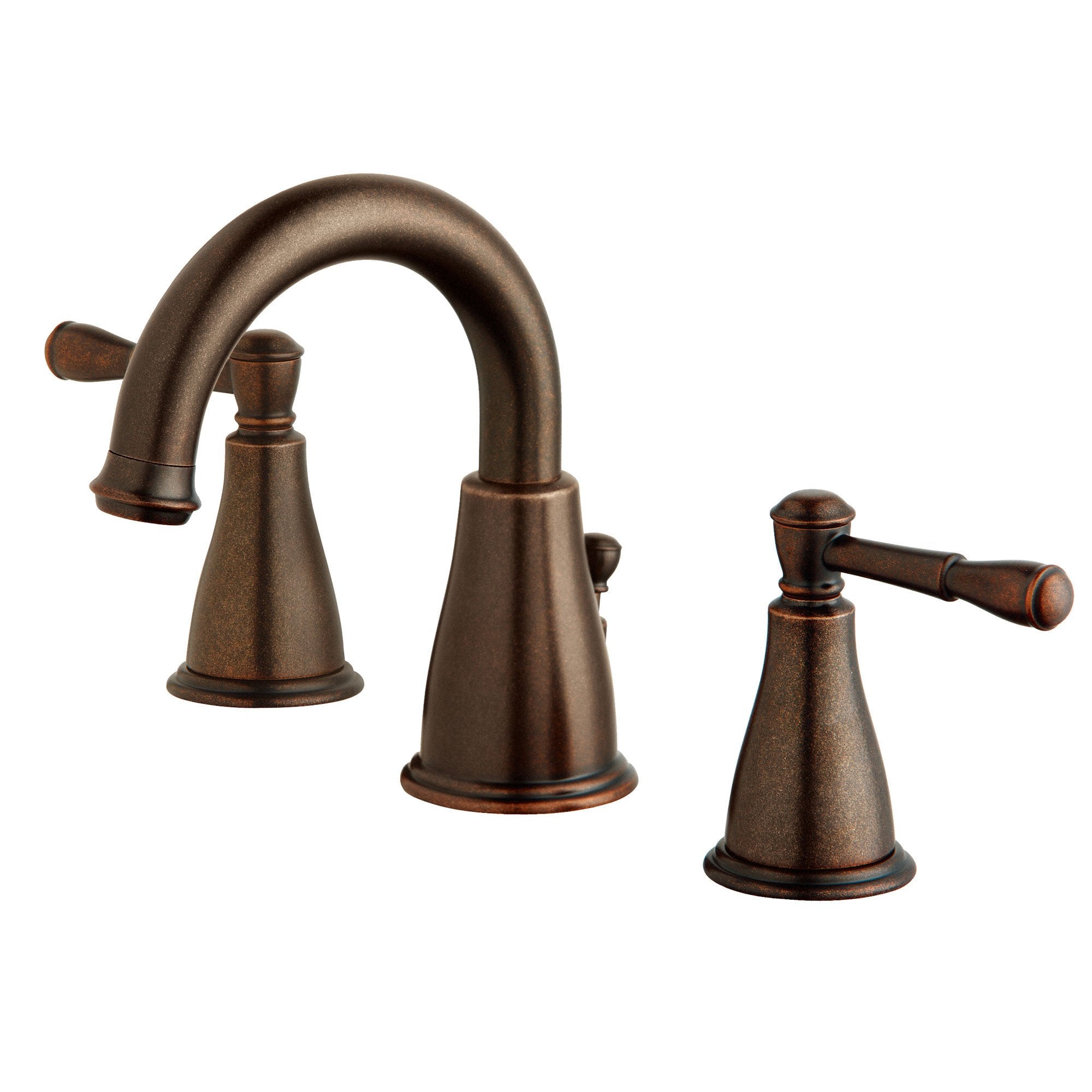 Danze Eastham Tumbled Bronze Scroll Lever Widespread Bathroom Sink Faucet