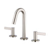 Danze Amalfi Brushed Nickel Trimline Slim Hi Arch Widespread Bathroom Faucet