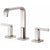 Danze Sirius Brushed Nickel Modern Trimline Hi-Spout Widespread Bathroom Faucet