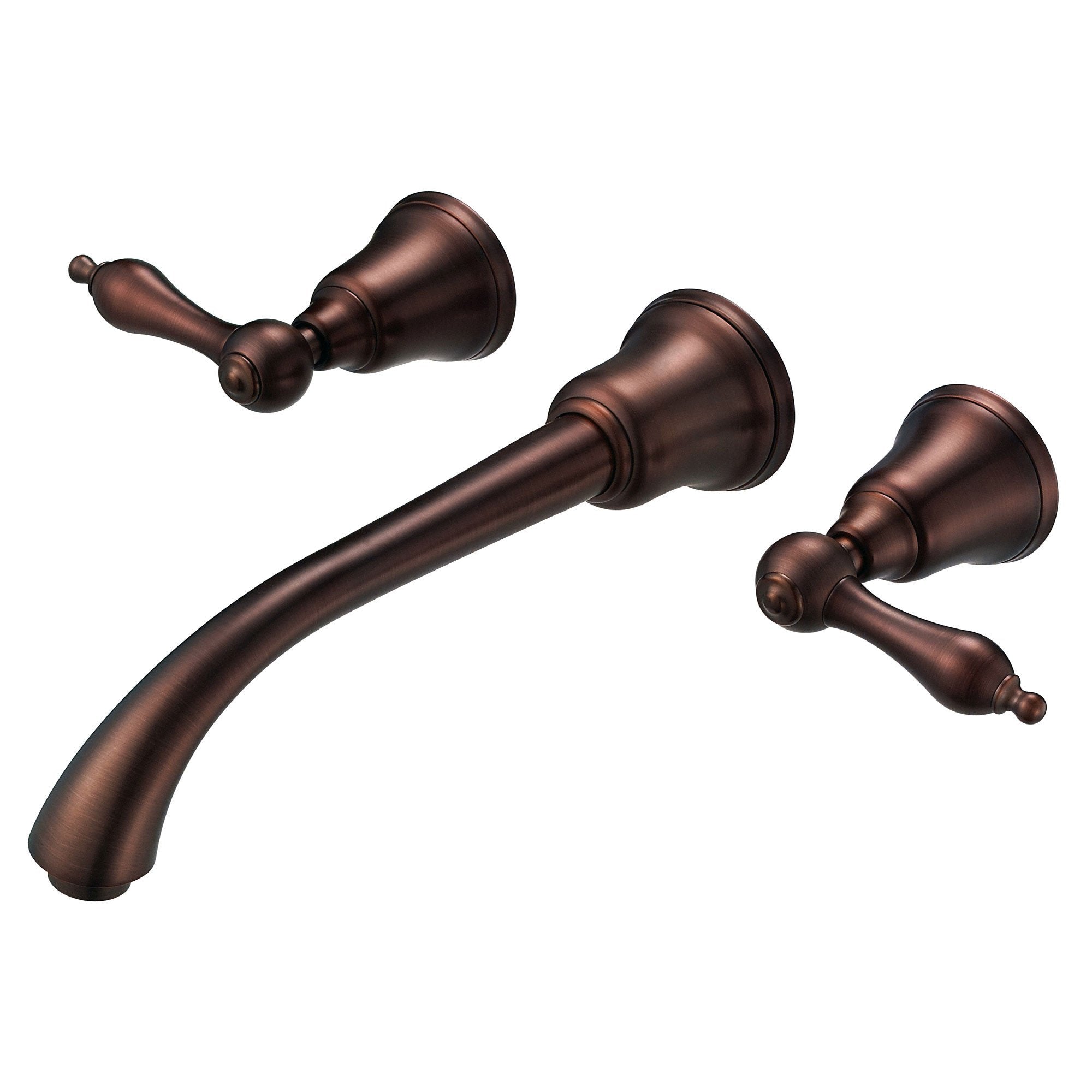 Danze Fairmont Oil Rubbed Bronze Wall Mount Bathroom Sink Faucet with ...