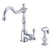 Danze Opulence Chrome Traditional Single Side Handle Kitchen Faucet with Sprayer