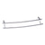 Danze Sonora Collection 24" Curved Chrome Double Towel Bar