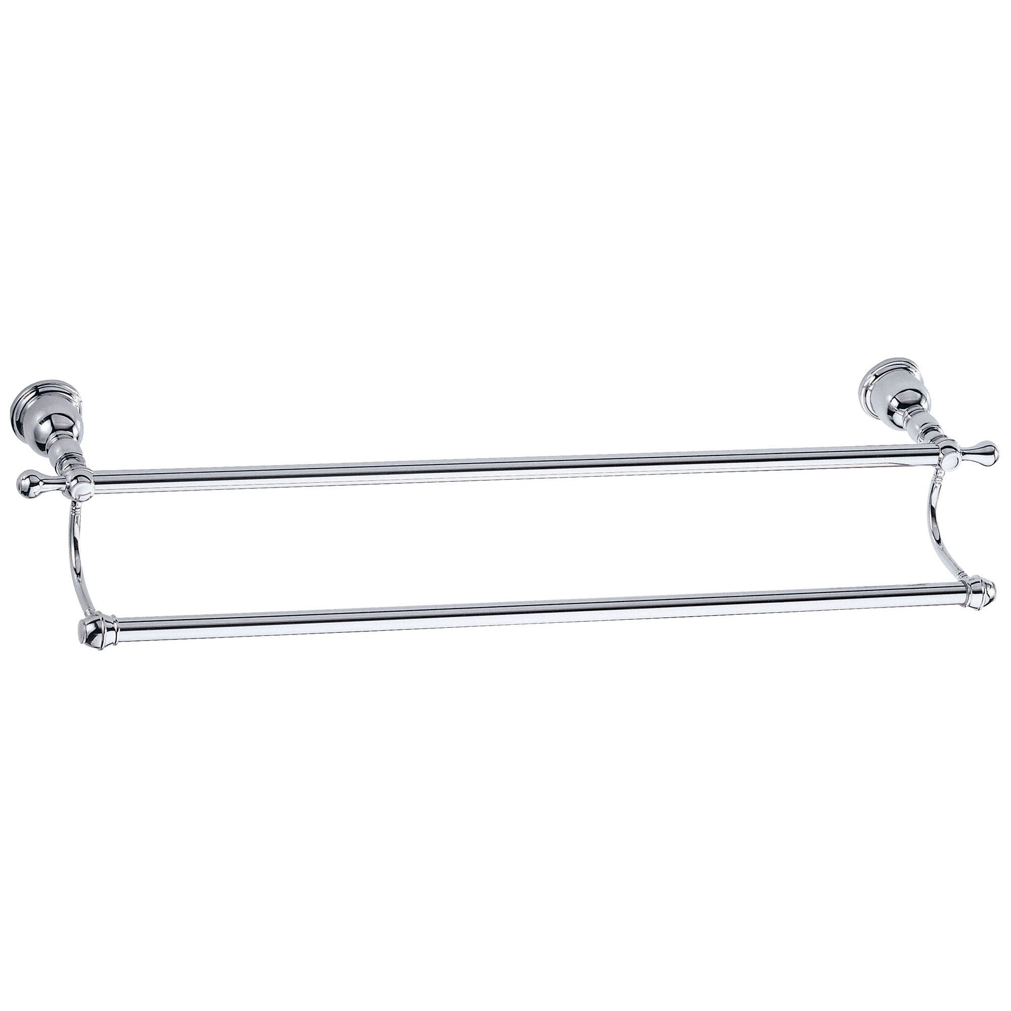 Danze Opulence Traditional Style 24" Chrome Double Towel Bar