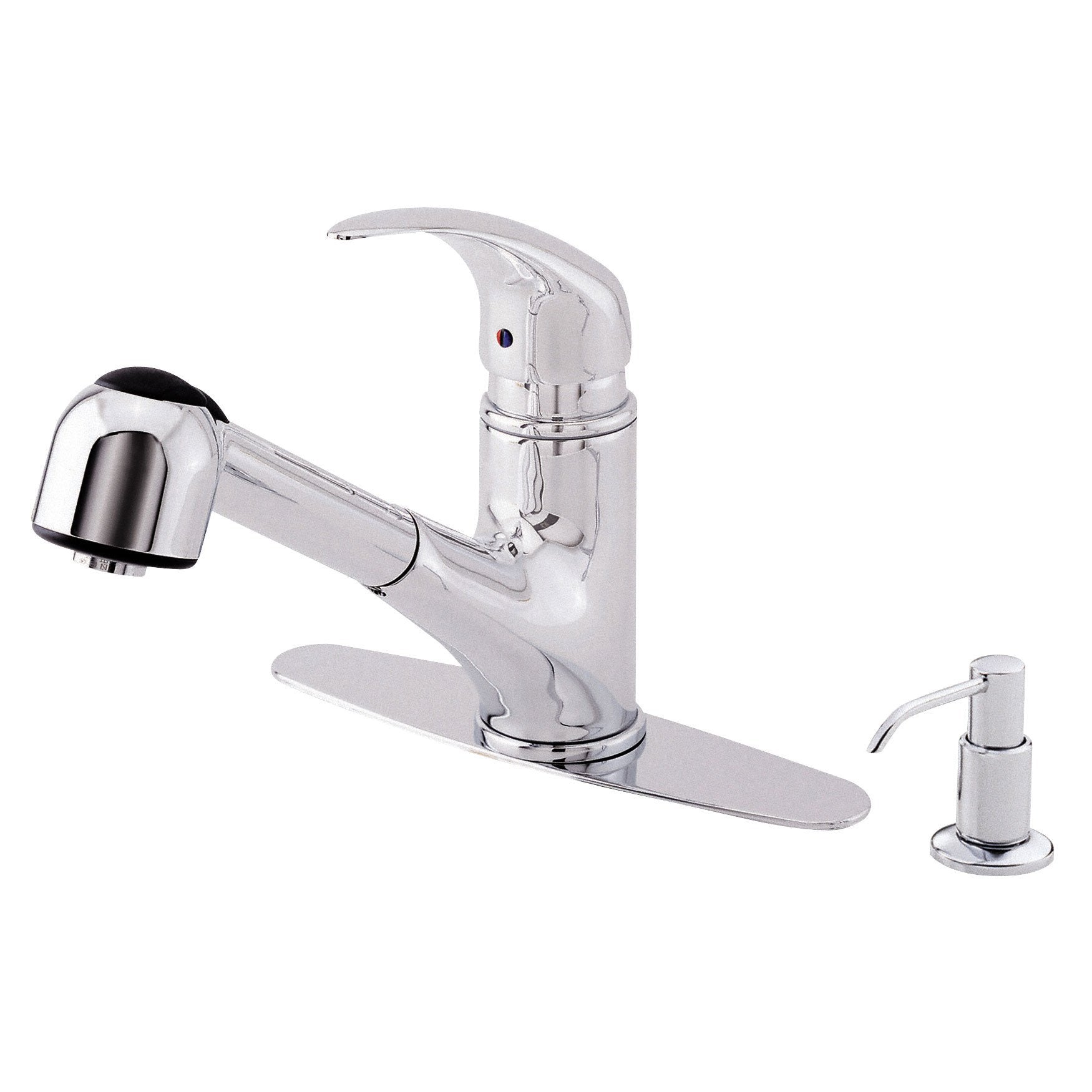Danze Melrose Modern Chrome Single Handle Pull-out Kitchen Faucet