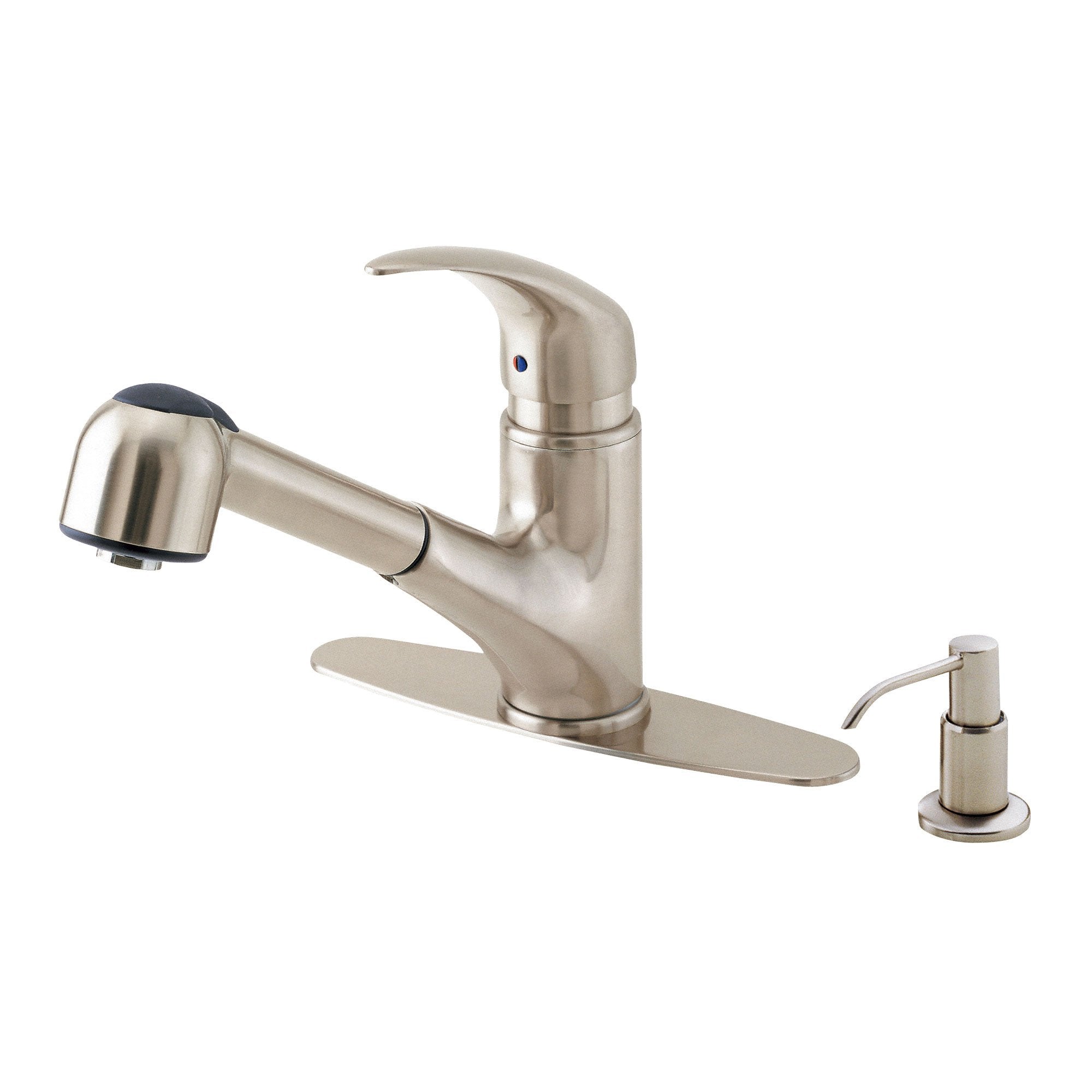Danze Melrose Modern Stainless Steel Single Handle Pull-Down Kitchen Faucet