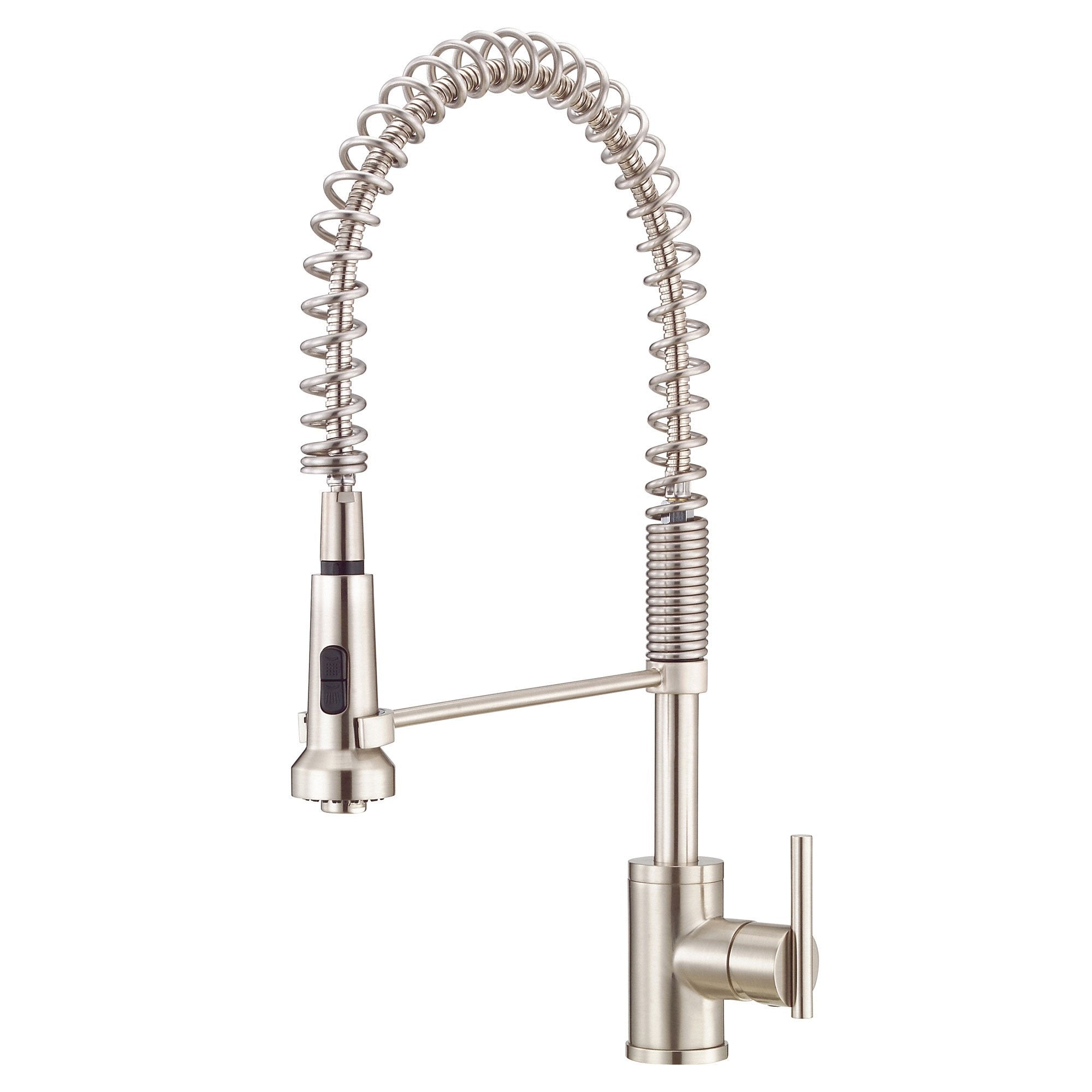 Danze Parma Stainless Steel Modern Pre-rinse Commercial Style Kitchen Faucet