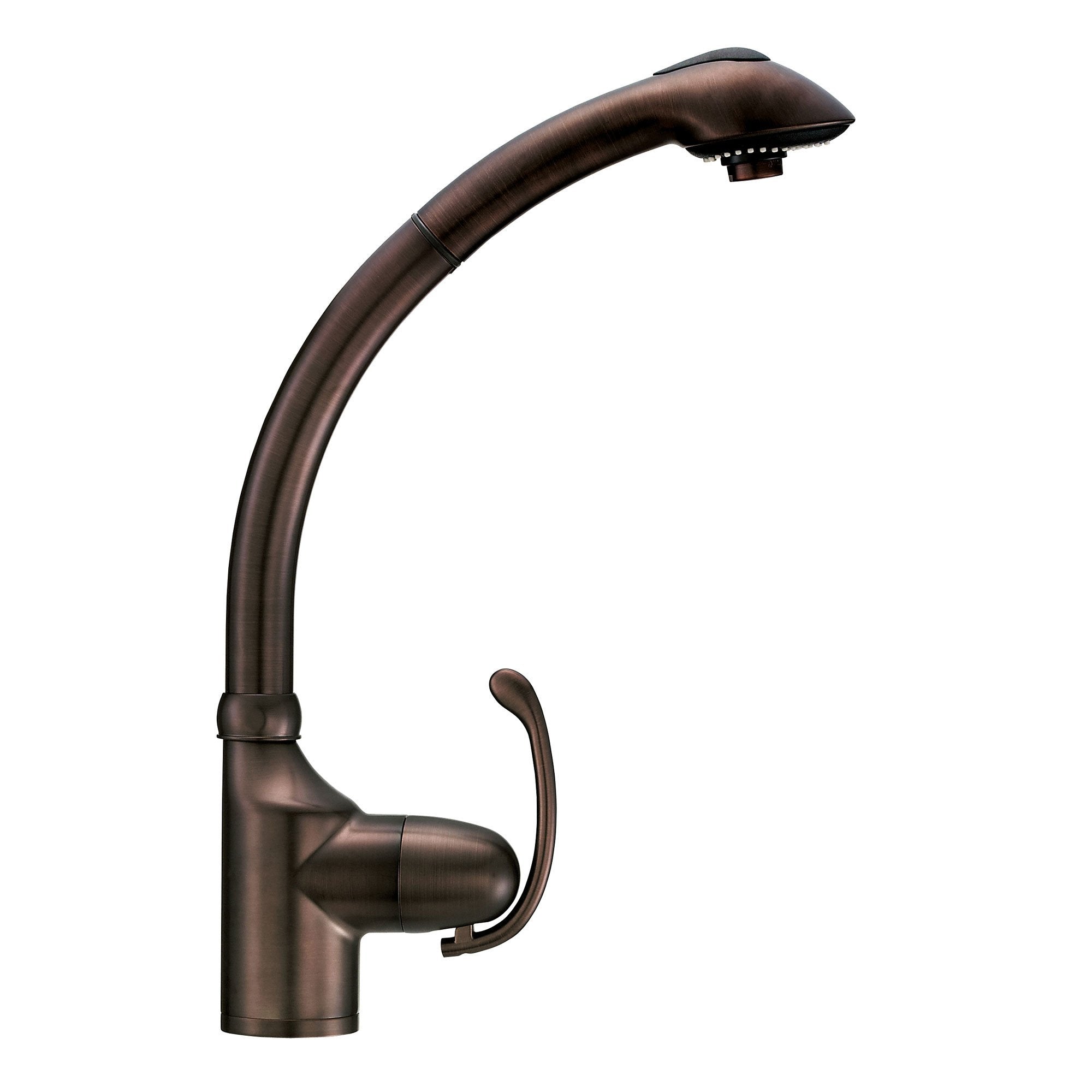 Danze Anu Oil Rubbed Bronze Single Handle 1 Hole Pull-Out Spray Kitchen Faucet