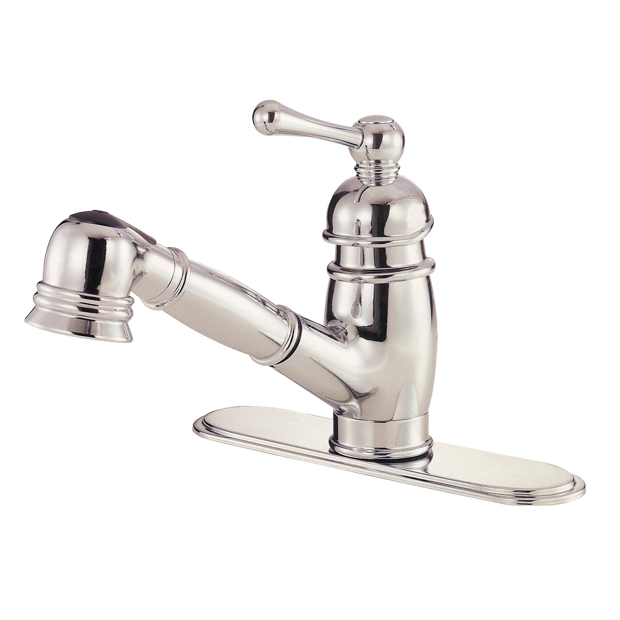 Danze Opulence Polished Nickel Single Handle Pull-Out Spout