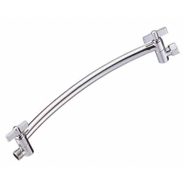 Danze 9" Chrome Adjustable Height and Position Curved Shower Arm Extension