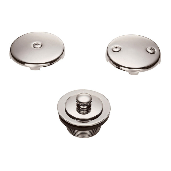 Danze Brushed Nickel Lift & Turn Bath Tub Drain and Overflow