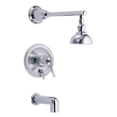Danze Sonora Chrome Single Handle Tub and Shower Combo Faucet INCLUDES Rough-in Valve