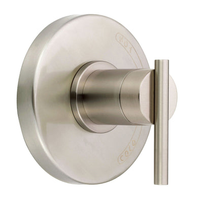 Danze Parma Brushed Nickel Modern Single Handle Shower Faucet Control INCLUDES Rough-in Valve