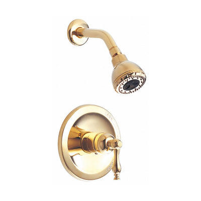 Danze Sheridan Polished Brass Single Handle Shower Only Faucet INCLUDES Rough-in Valve
