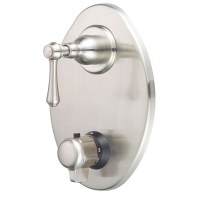 Danze Opulence Brushed Nickel 1/2" Thermostatic Shower Faucet Control INCLUDES Rough-in Valve