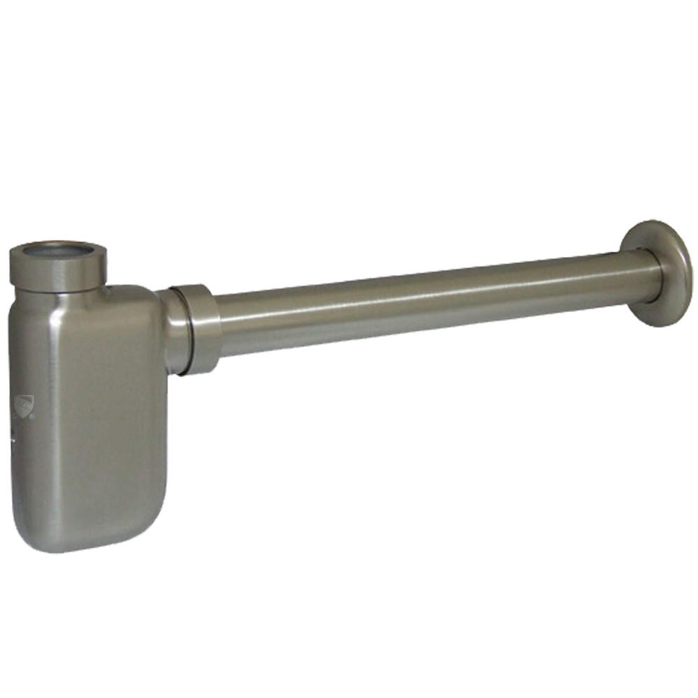 Kingston Satin Nickel Decorative Durable Solid Brass Bottle Trap DD8408