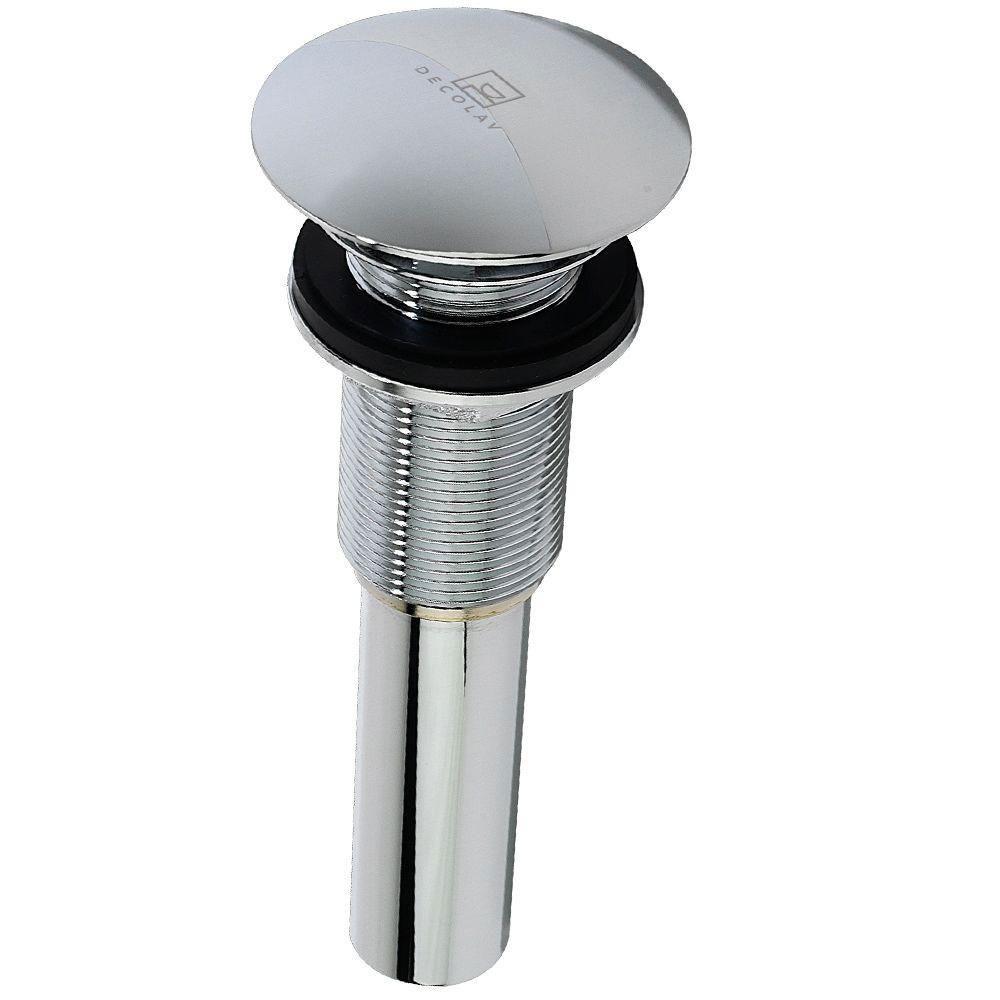 Decolav 2.953 inch D x 8.625 inch H Umbrella Drain without Overflow in Chrome Polished 525037