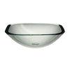 Decolav Translucence Glass Vessel Sink in Transparent Crystal 542911