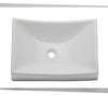 Decolav 1446-CWH Classically Redefined Rectangle Above Counter Lavatory Sink, White 542922