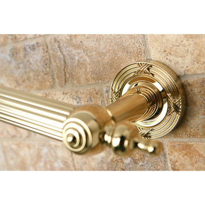 Kingston Polished Brass Templeton Grab Bar For Bathroom Or Shower: 30" DR710302