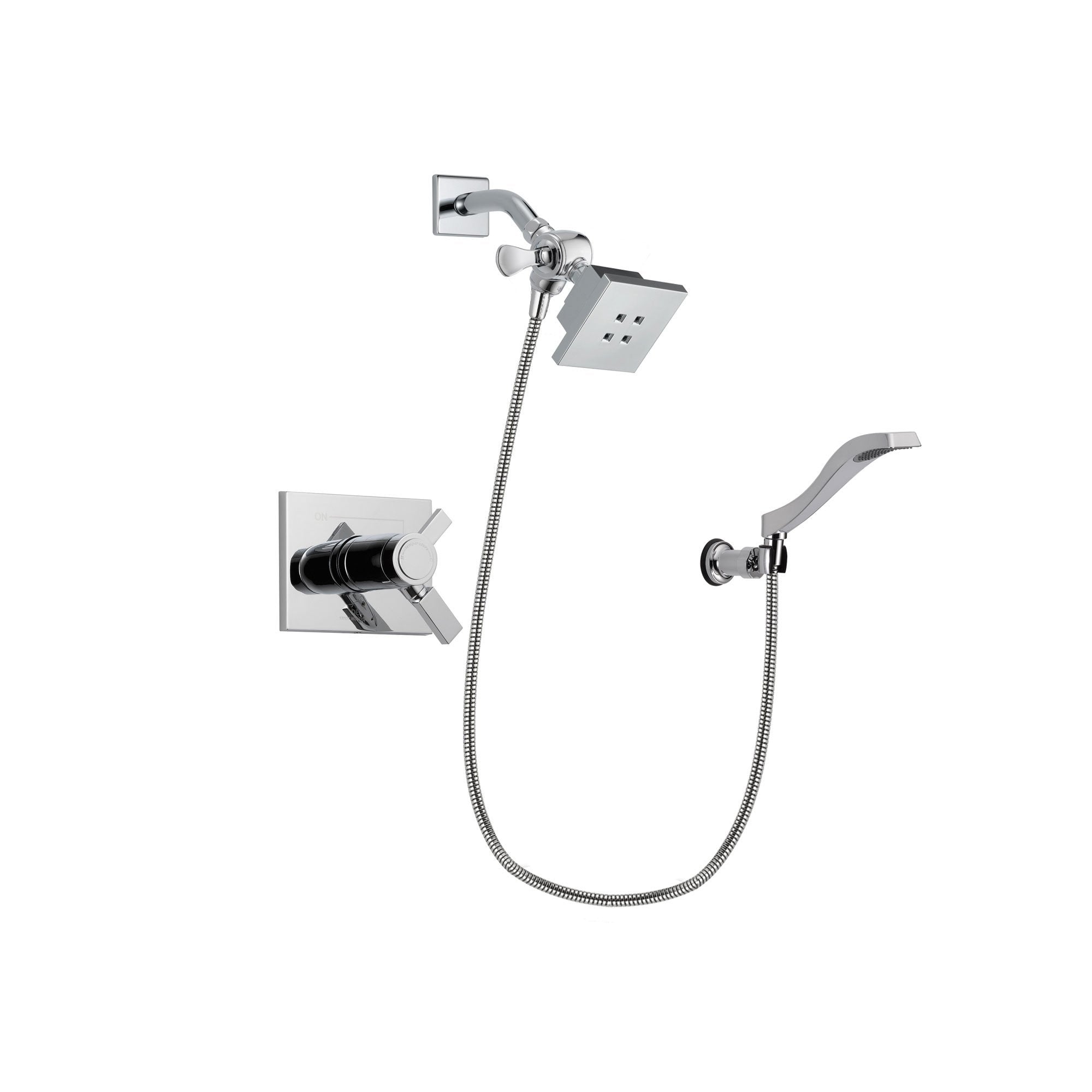 Delta Vero Chrome Shower Faucet System with Shower Head and Hand Shower DSP0004V