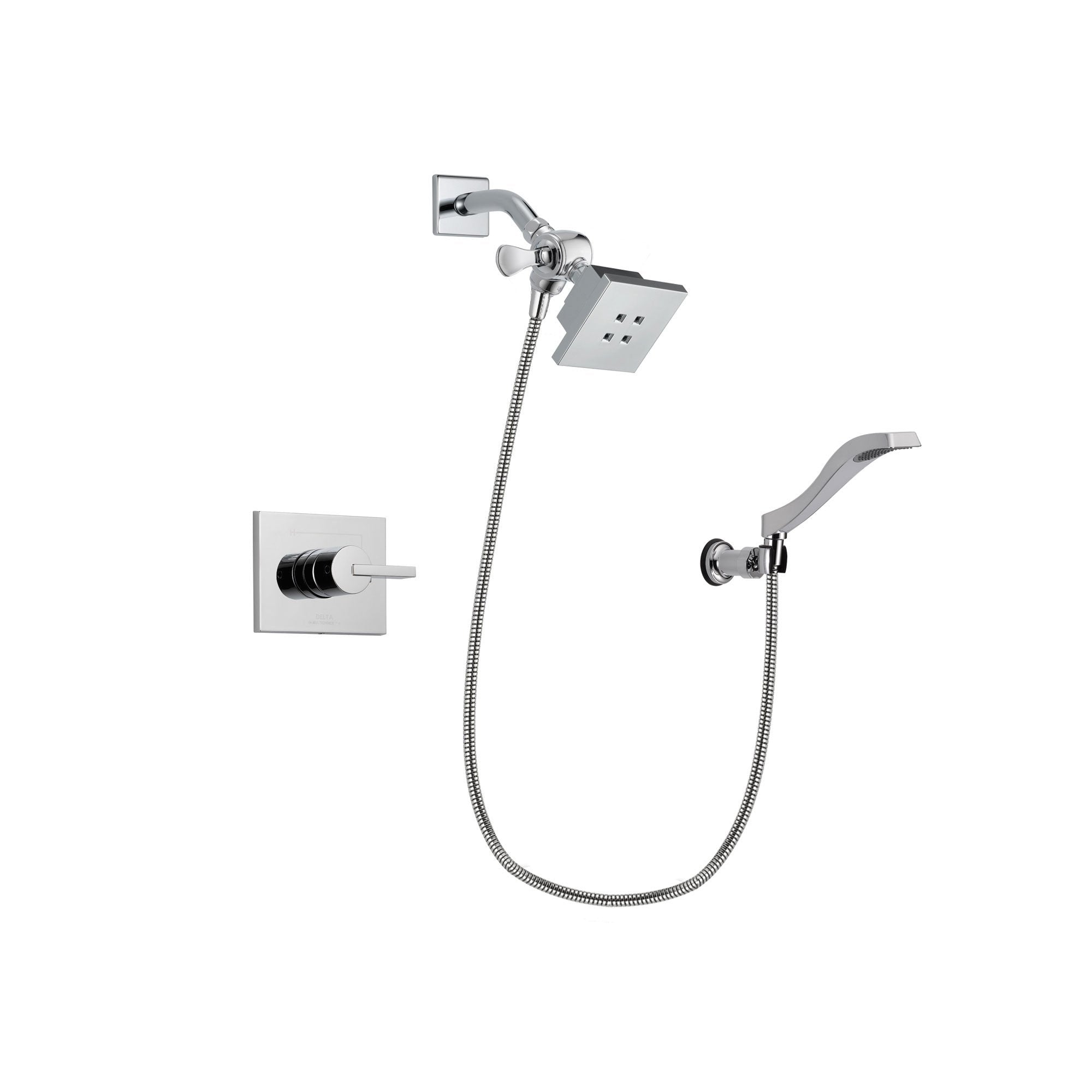 Delta Vero Chrome Shower Faucet System with Shower Head and Hand Shower DSP0009V