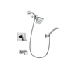 Delta Vero Chrome Tub and Shower Faucet System Package with Hand Shower DSP0015V