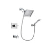Delta Vero Chrome Tub and Shower Faucet System Package with Hand Shower DSP0026V