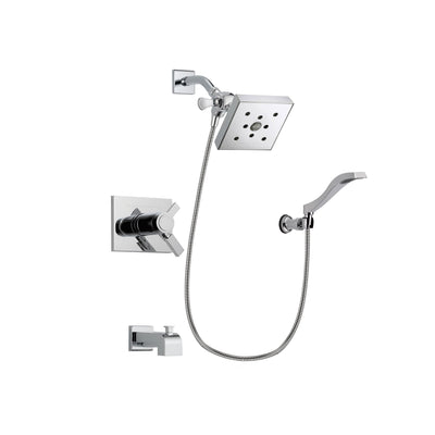 Delta Vero Chrome Tub and Shower Faucet System Package with Hand Shower DSP0035V