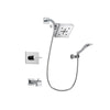 Delta Vero Chrome Tub and Shower Faucet System Package with Hand Shower DSP0042V