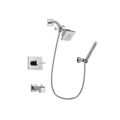 Delta Vero Chrome Tub and Shower Faucet System Package with Hand Shower DSP0058V