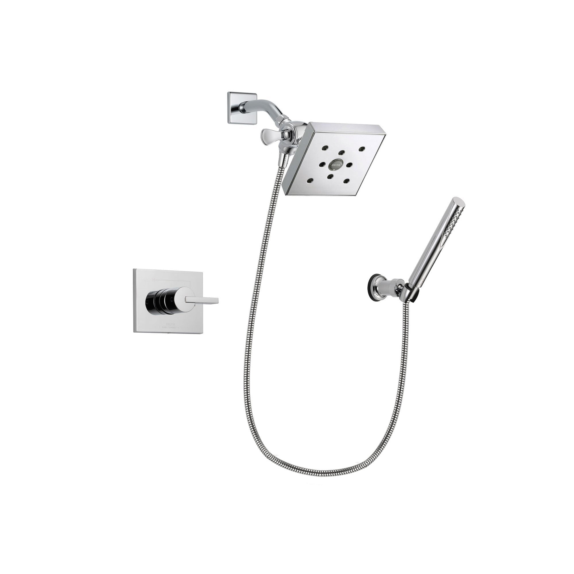 Delta Vero Chrome Shower Faucet System with Shower Head and Hand Shower DSP0089V