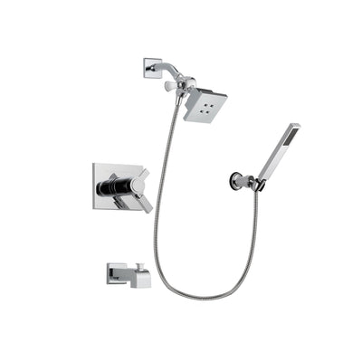 Delta Vero Chrome Tub and Shower Faucet System Package with Hand Shower DSP0099V