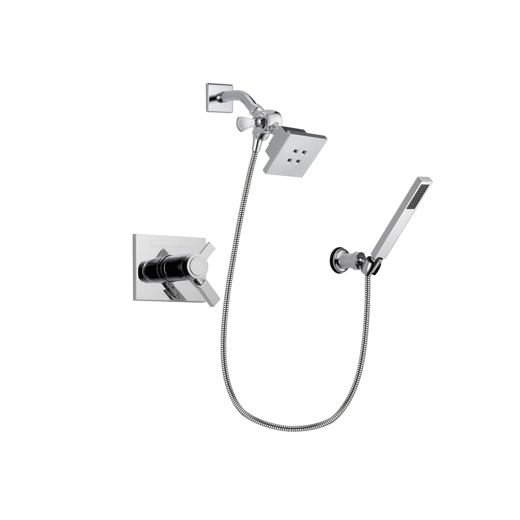 Delta Vero Chrome Shower Faucet System with Shower Head and Hand Shower DSP0100V
