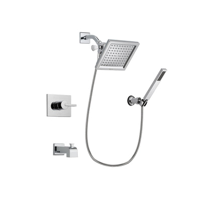 Delta Vero Chrome Tub and Shower Faucet System Package with Hand Shower DSP0122V
