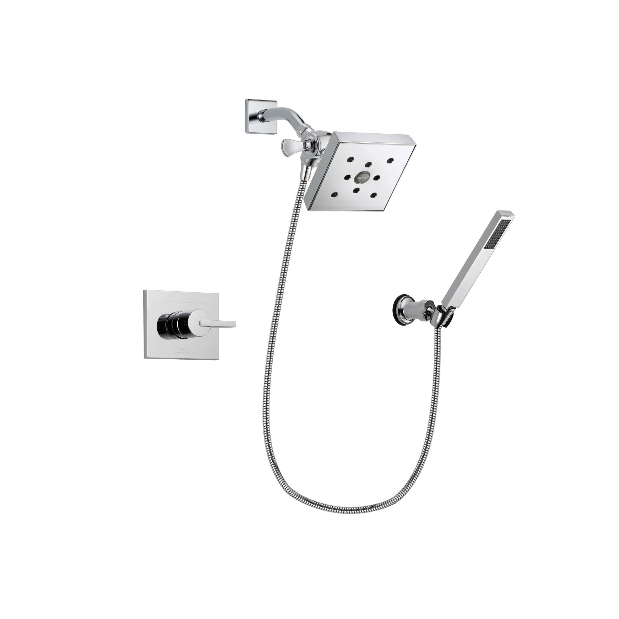 Delta Vero Chrome Shower Faucet System with Shower Head and Hand Shower DSP0137V