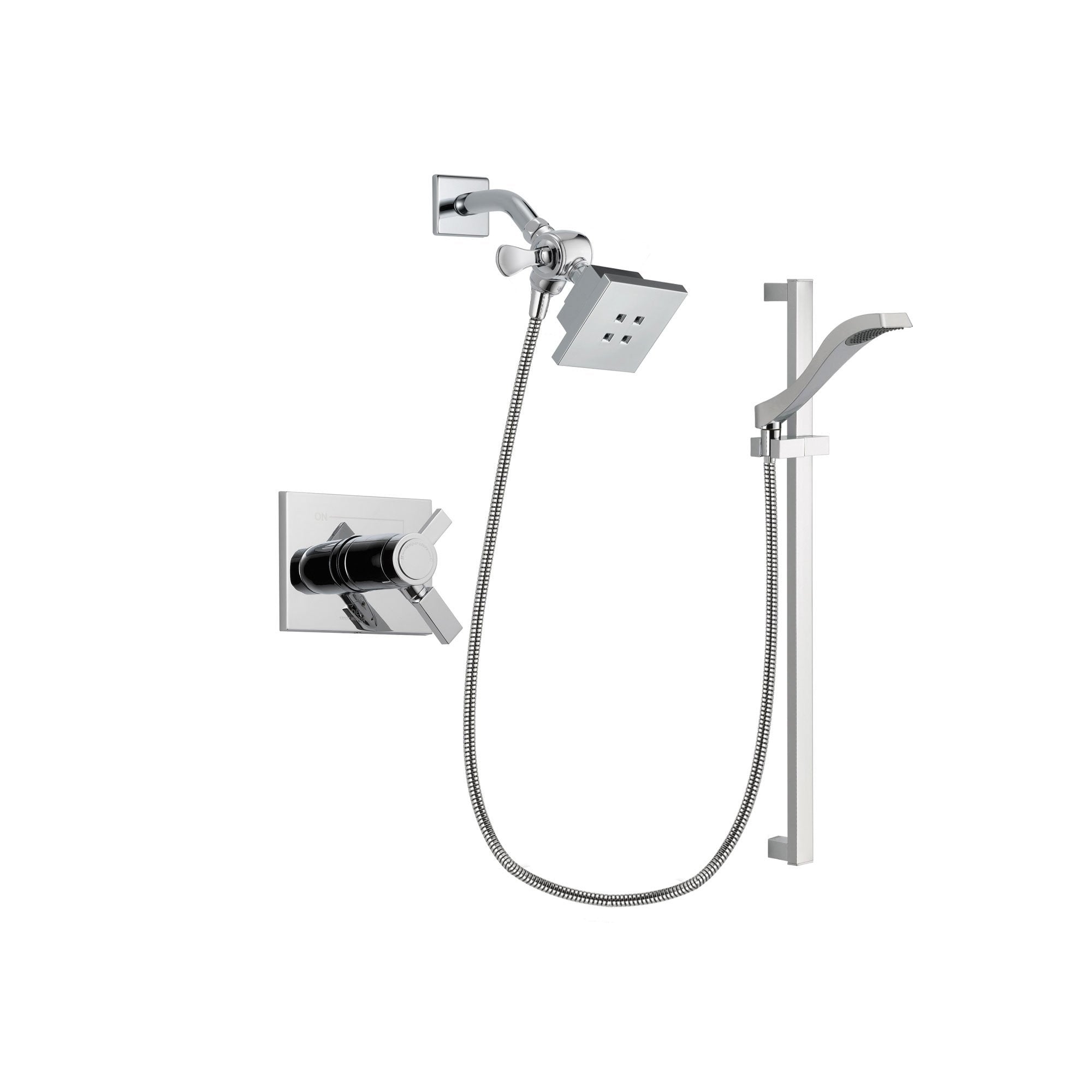 Delta Vero Chrome Shower Faucet System with Shower Head and Hand Shower DSP0148V