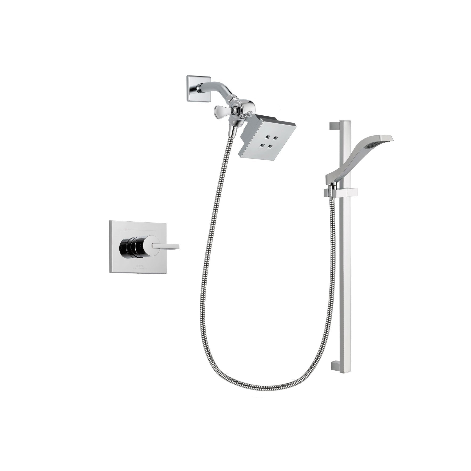 Delta Vero Chrome Shower Faucet System with Shower Head and Hand Shower DSP0153V