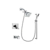 Delta Vero Chrome Tub and Shower Faucet System Package with Hand Shower DSP0207V