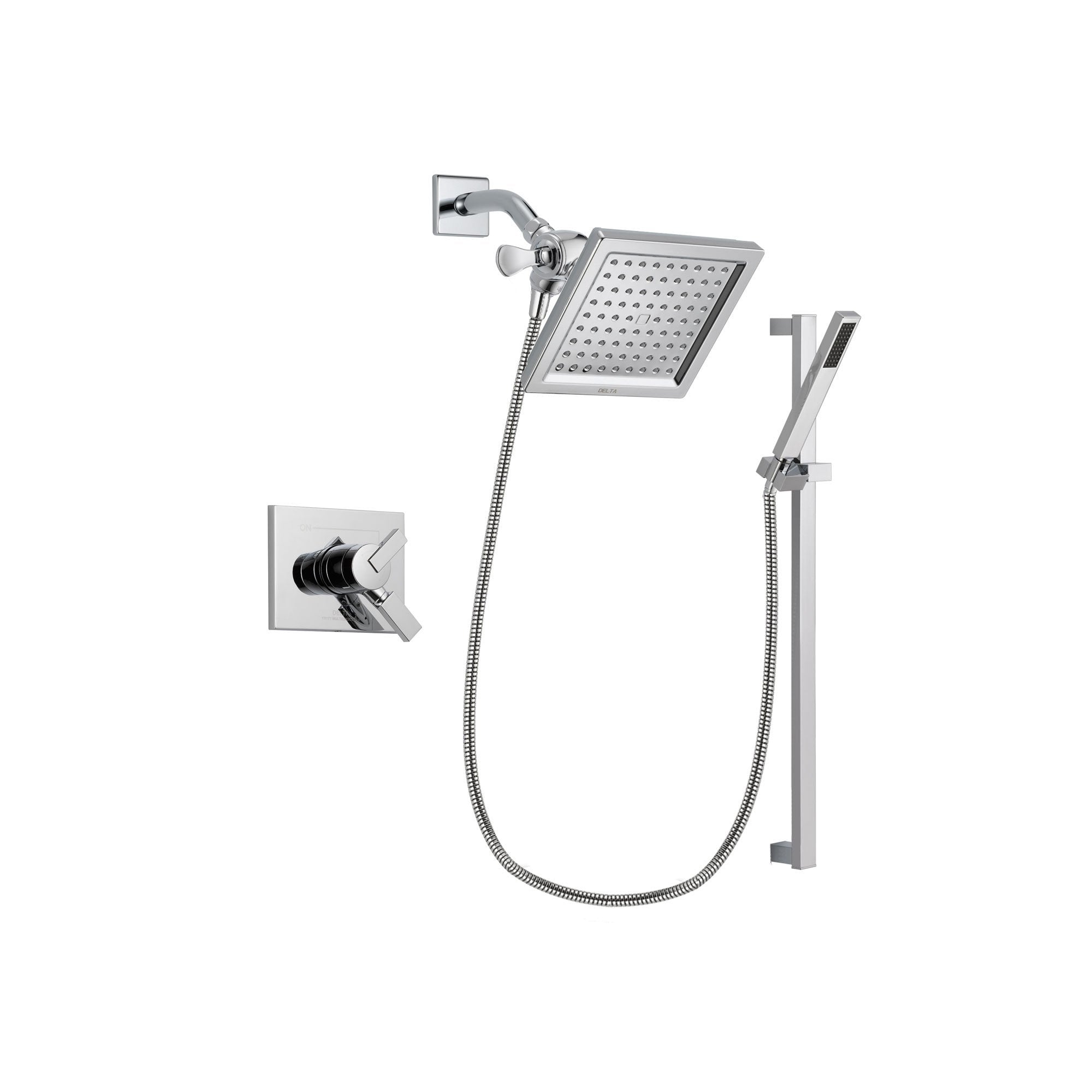 Delta Vero Chrome Shower Faucet System with Shower Head and Hand Shower DSP0224V