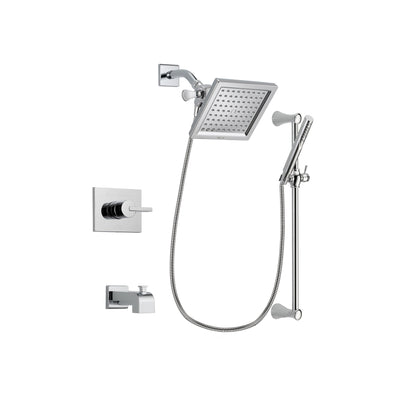 Delta Vero Chrome Tub and Shower Faucet System Package with Hand Shower DSP0266V