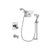 Delta Dryden Chrome Tub and Shower Faucet System with Hand Shower DSP0285V