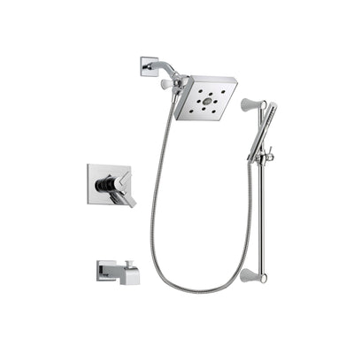 Delta Vero Chrome Tub and Shower Faucet System Package with Hand Shower DSP0287V
