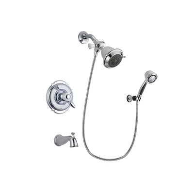 Delta Victorian Chrome Tub and Shower Faucet System with Hand Shower DSP0291V